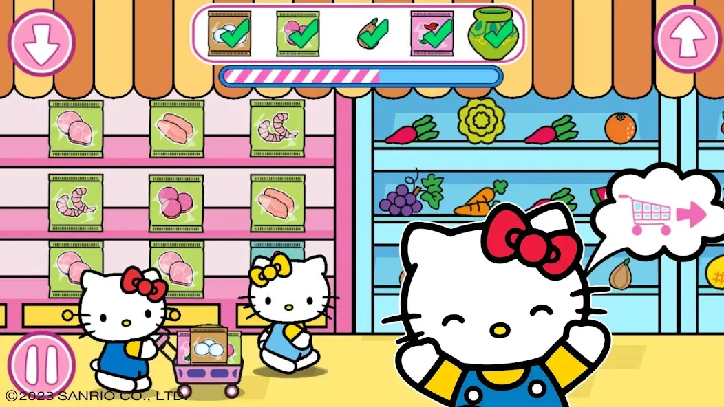 Hello Kitty: Kids Supermarket (Хеллоу Китти)  [МОД Menu] Screenshot 2