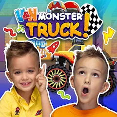 Скачать взломанную Monster Truck Vlad & Niki  [МОД Unlocked] - стабильная версия apk на Андроид