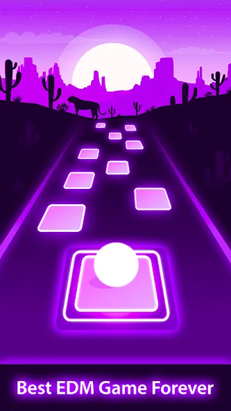 Magic Ball Tiles Hop Music Run (Меджик Бол Тайлз Хоп Мьюзик Ран)  [МОД Бесконечные монеты] Screenshot 3