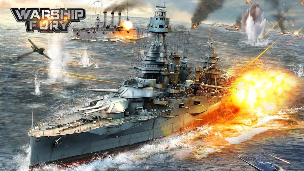 Warship Fury  [МОД Unlimited Money] Screenshot 1