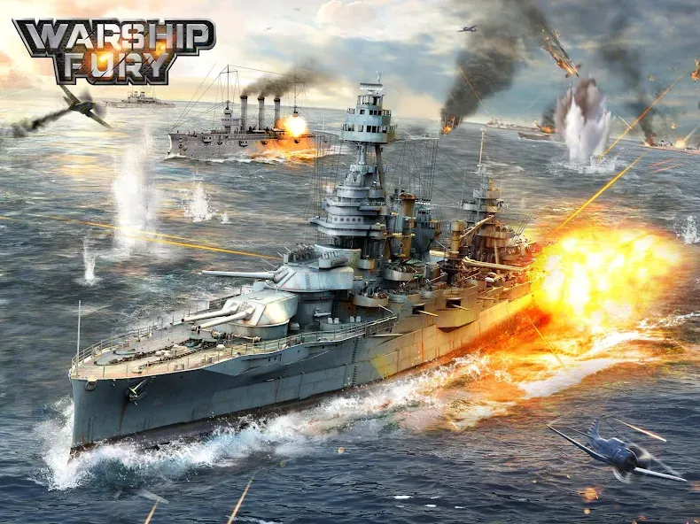 Warship Fury  [МОД Unlimited Money] Screenshot 5