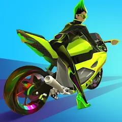 Скачать взлом Wild Wheels: Bike Racing (Уайлд Вилз)  [МОД Unlimited Money] - последняя версия apk на Андроид