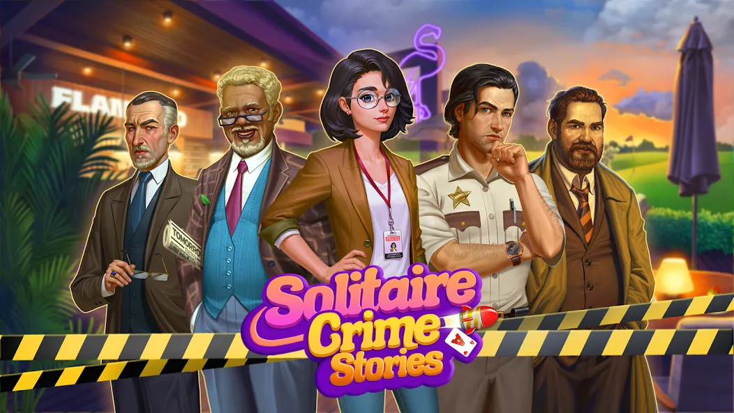 Solitaire Crime Stories  [МОД Много монет] Screenshot 5