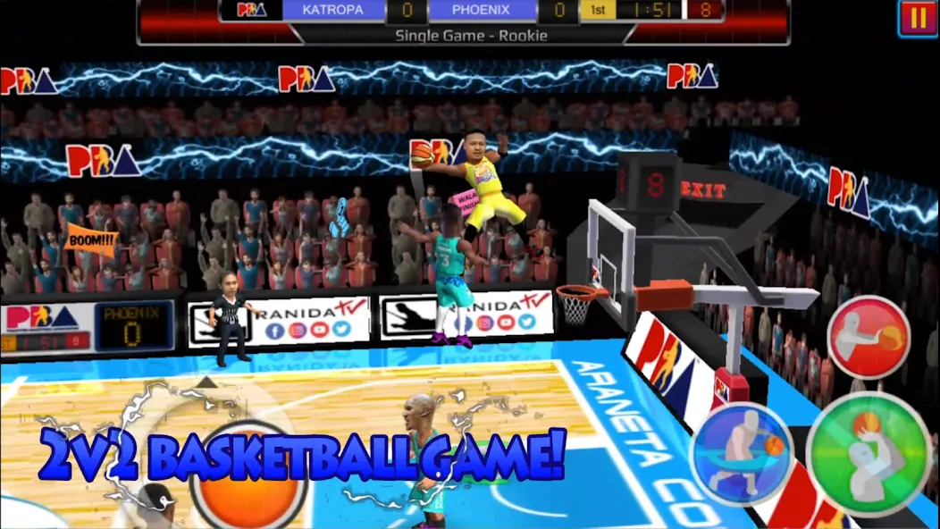 Basketball Slam! (Баскетбол Слэм)  [МОД Unlimited Money] Screenshot 1