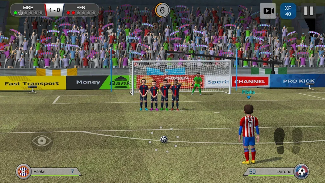 Pro Kick Soccer (Про Кик Сокер)  [МОД Много денег] Screenshot 2