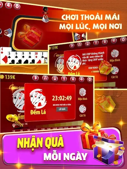 Tiến Lên Đếm Lá - Tien Len  [МОД Много монет] Screenshot 3