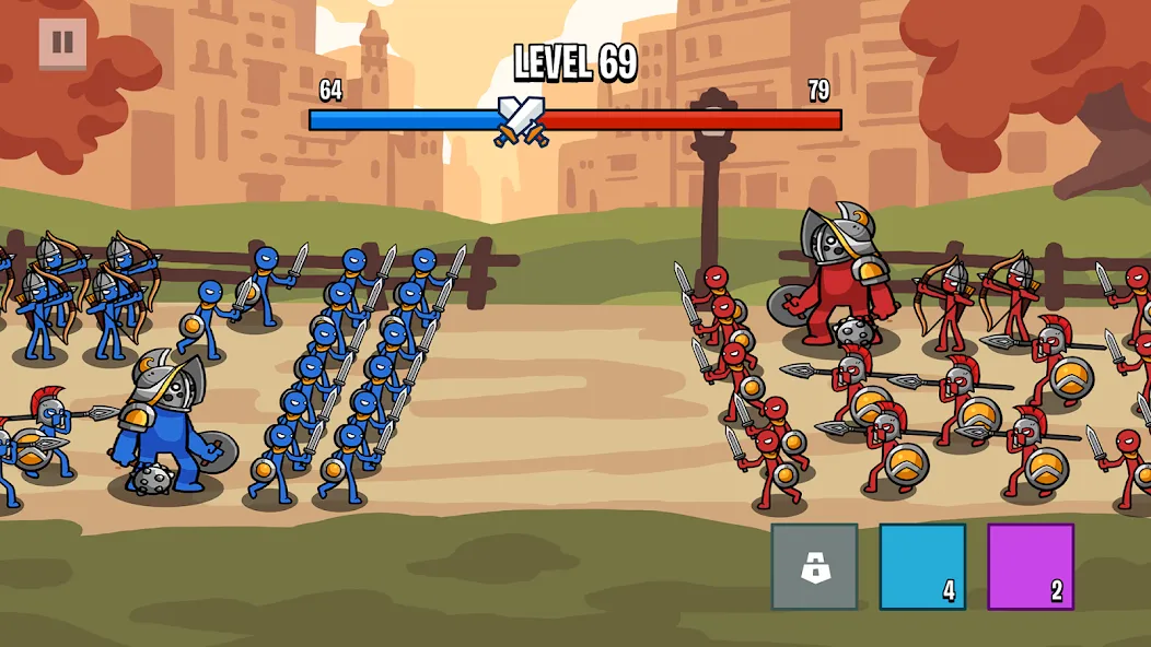 Stick Battle: War of Legions (Стик битва)  [МОД Mega Pack] Screenshot 2