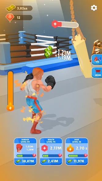 Tap Punch - 3D Boxing (Тап Панч)  [МОД Много монет] Screenshot 1