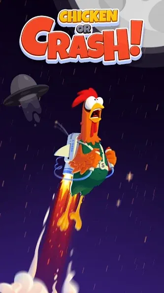 Chicken or Crash! Win Bitcoin.  [МОД Бесконечные деньги] Screenshot 1