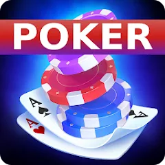 Взломанная Poker Offline: Texas Holdem  [МОД Бесконечные монеты] - полная версия apk на Андроид