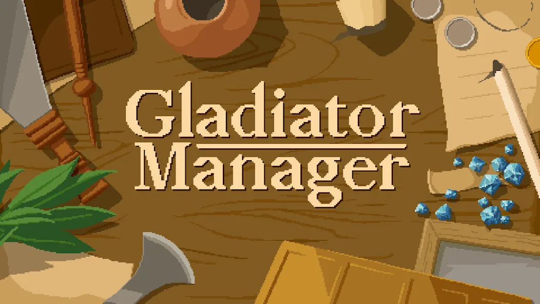 Gladiator manager (Гладиатор менеджер)  [МОД Menu] Screenshot 1