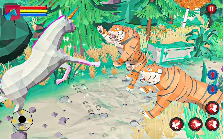 Flying Unicorn Pegasus Games  [МОД Unlimited Money] Screenshot 3