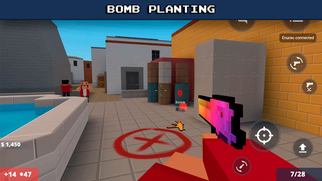 Block Strike: Online Shooter (Блок Страйк)  [МОД Бесконечные монеты] Screenshot 3