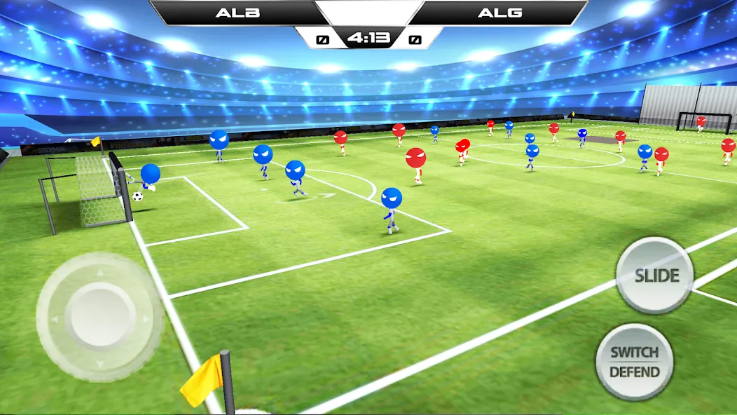 Stickman Soccer Football Game  [МОД Menu] Screenshot 2