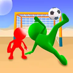 Взломанная Stickman Soccer Football Game  [МОД Menu] - стабильная версия apk на Андроид