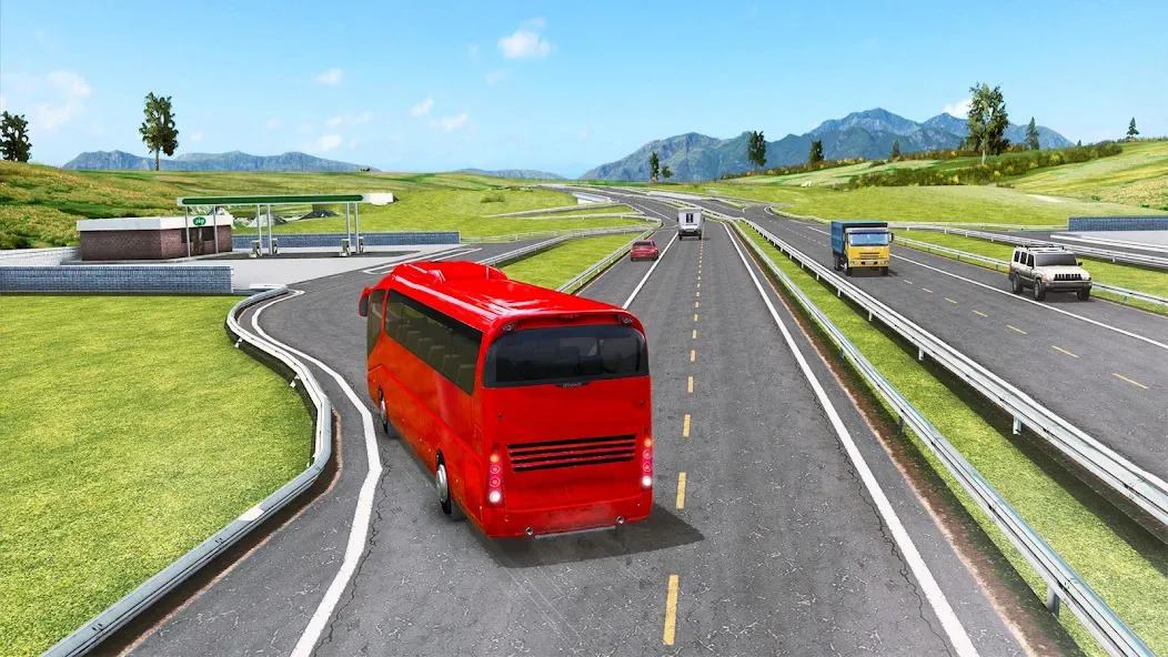 Highway Bus Simulator Bus Game  [МОД Много денег] Screenshot 4