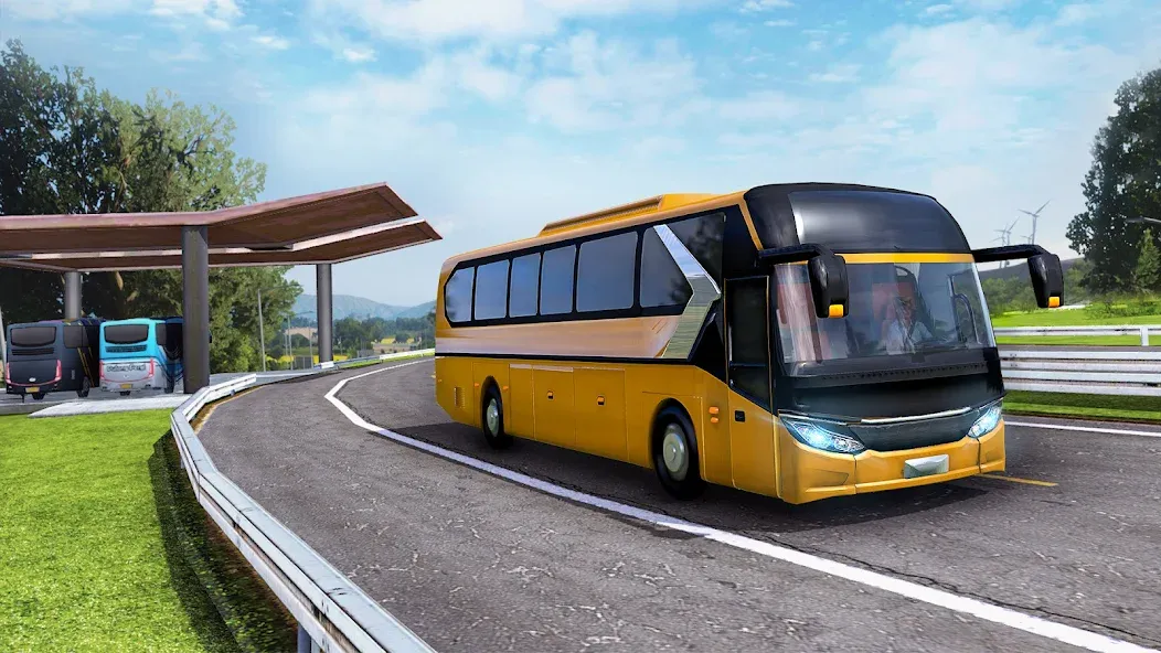 Highway Bus Simulator Bus Game  [МОД Много денег] Screenshot 5