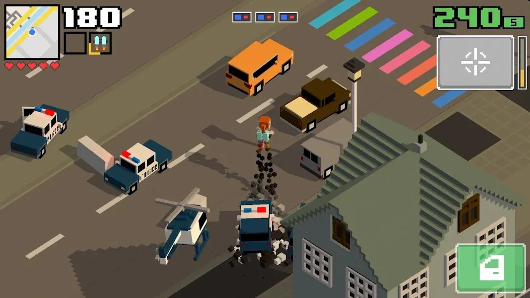 Smashy Road: Wanted 2 (Смэши Роуд)  [МОД Menu] Screenshot 1