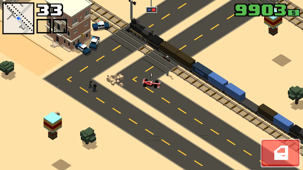 Smashy Road: Wanted 2 (Смэши Роуд)  [МОД Menu] Screenshot 5