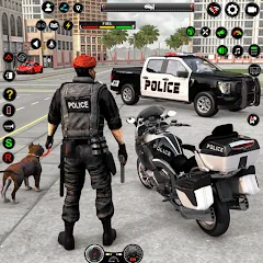 Взлом US Police Car Parking - King  [МОД Все открыто] - полная версия apk на Андроид