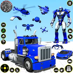 Скачать взлом Truck Game - Car Robot Games  [МОД Много денег] - полная версия apk на Андроид