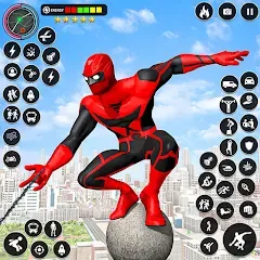 Взлом Spider Rope Games - Crime Hero  [МОД Бесконечные монеты] - полная версия apk на Андроид