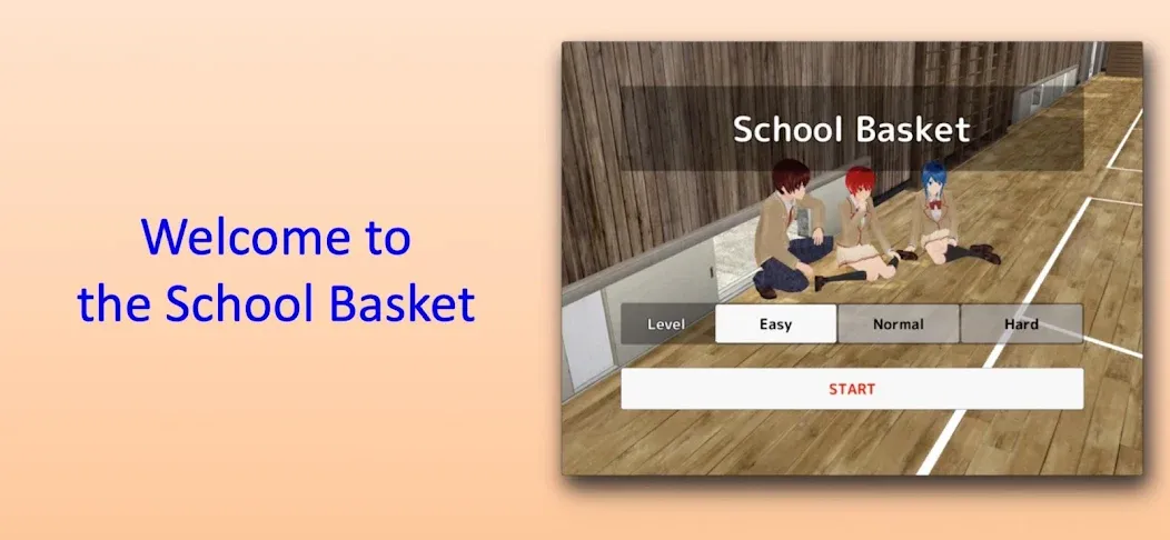 School Basket (Школьная корзина)  [МОД Unlimited Money] Screenshot 1