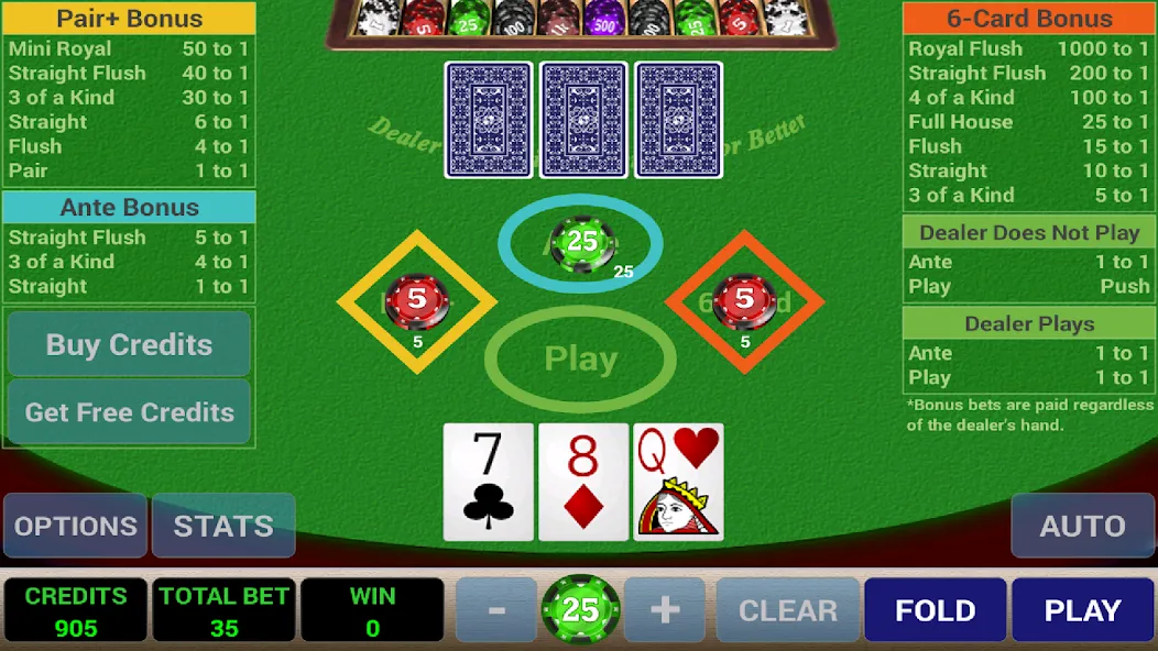 Ace 3-Card Poker (эйс 3)  [МОД Unlimited Money] Screenshot 2