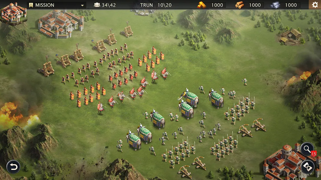 Grand War: Rome Strategy Games (Гранд Вар)  [МОД Unlocked] Screenshot 4