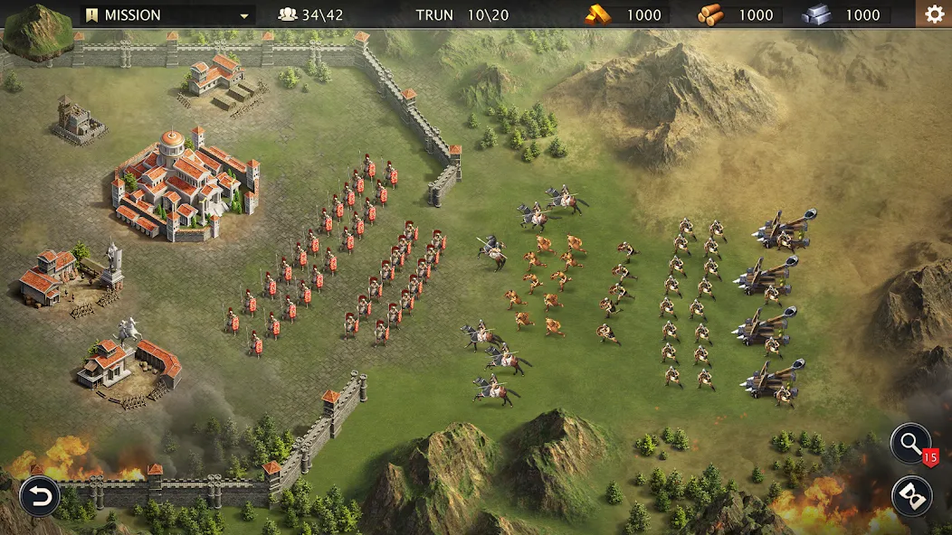 Grand War: Rome Strategy Games (Гранд Вар)  [МОД Unlocked] Screenshot 5