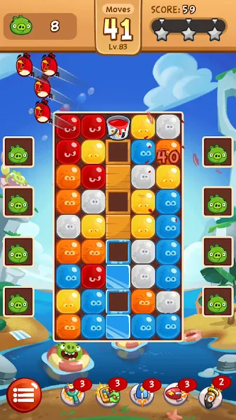 Angry Birds Blast (Энгри Бердс Бласт)  [МОД Menu] Screenshot 1