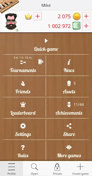 Backgammon Online  [МОД Menu] Screenshot 5