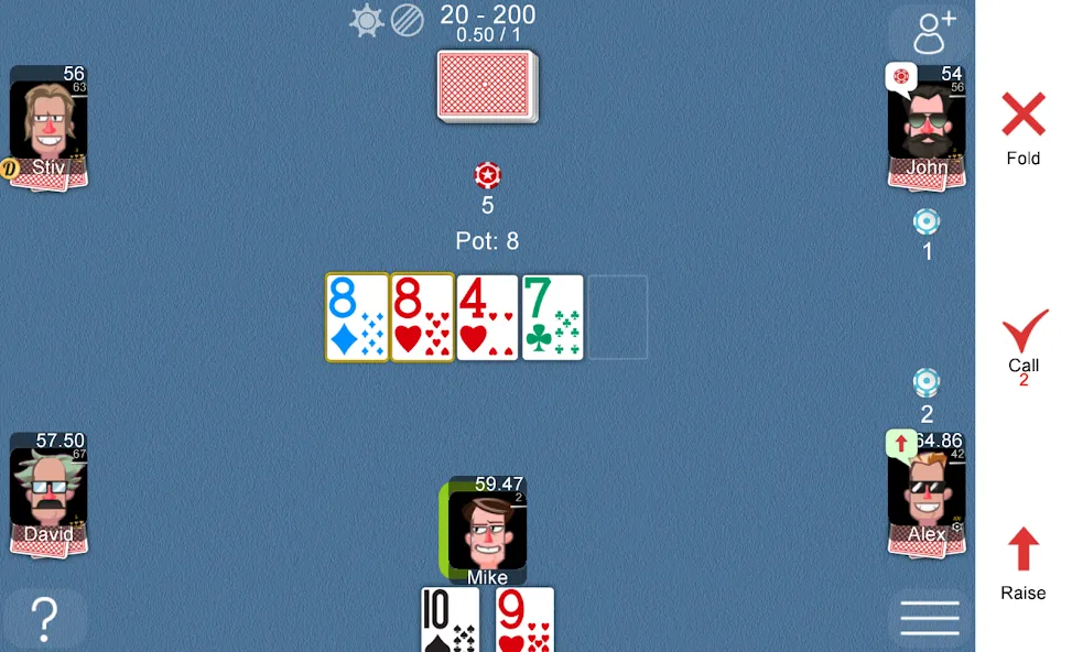 Poker Online  [МОД Menu] Screenshot 3