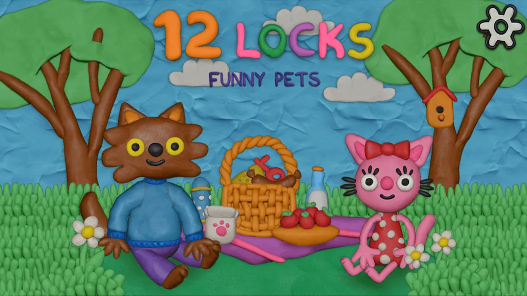 12 Locks Funny Pets (Замков)  [МОД Menu] Screenshot 1