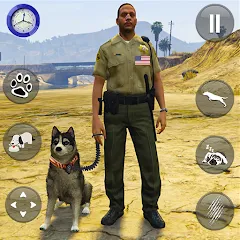 Взломанная Toby Police Dog Sim: Dogs Game  [МОД Unlimited Money] - стабильная версия apk на Андроид