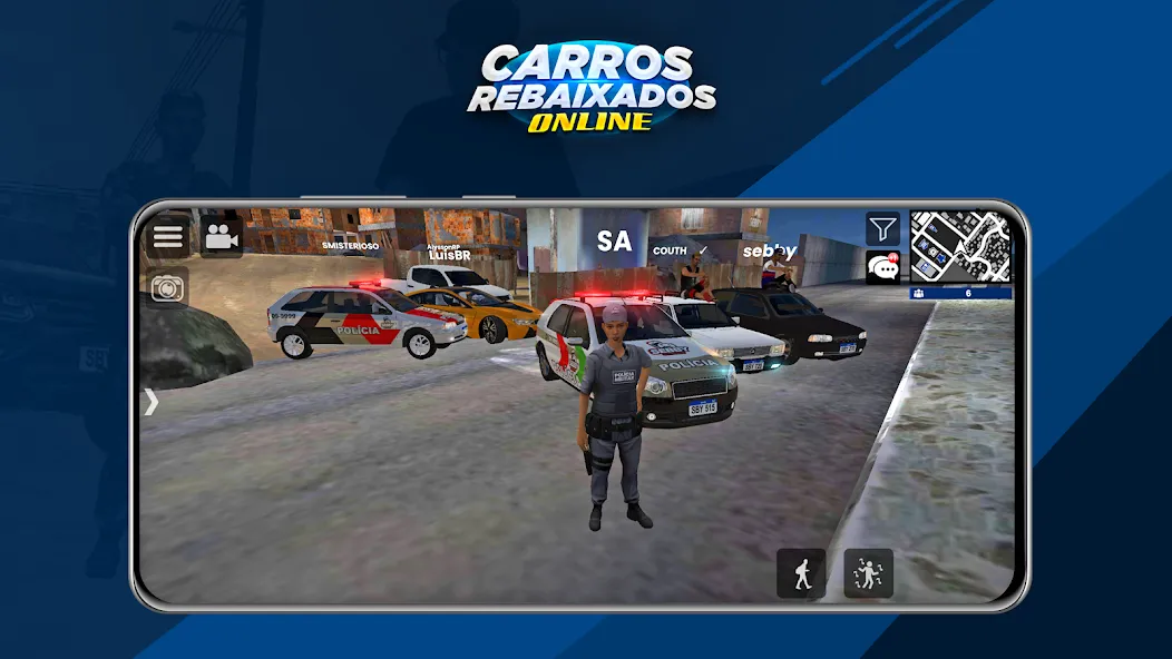 Carros Rebaixados Online (Каррос Ребайшадос Онлайн)  [МОД Menu] Screenshot 5