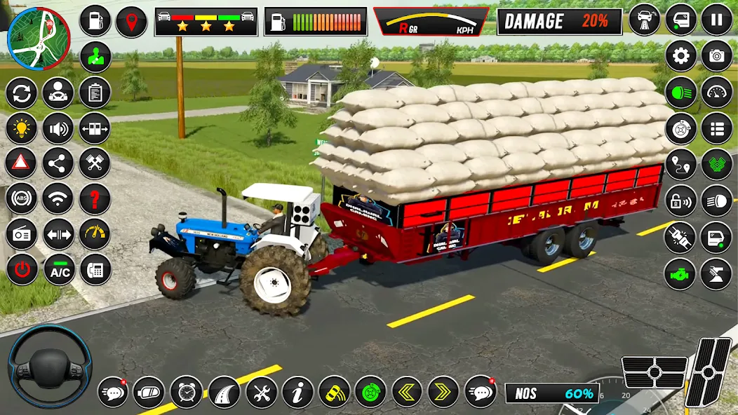 Indian Tractor Simulator Games  [МОД Menu] Screenshot 3