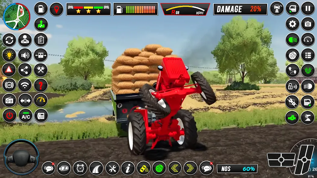 Indian Tractor Simulator Games  [МОД Menu] Screenshot 4