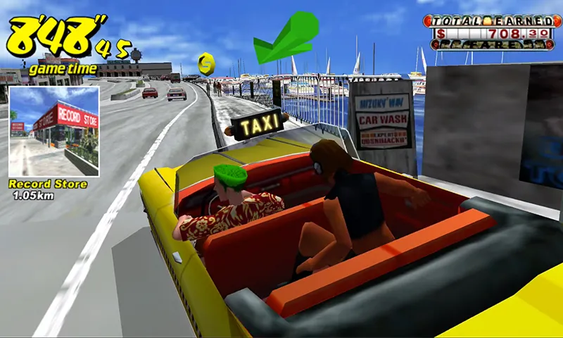 Crazy Taxi Classic (Крейзи Такси Классик)  [МОД Много монет] Screenshot 2