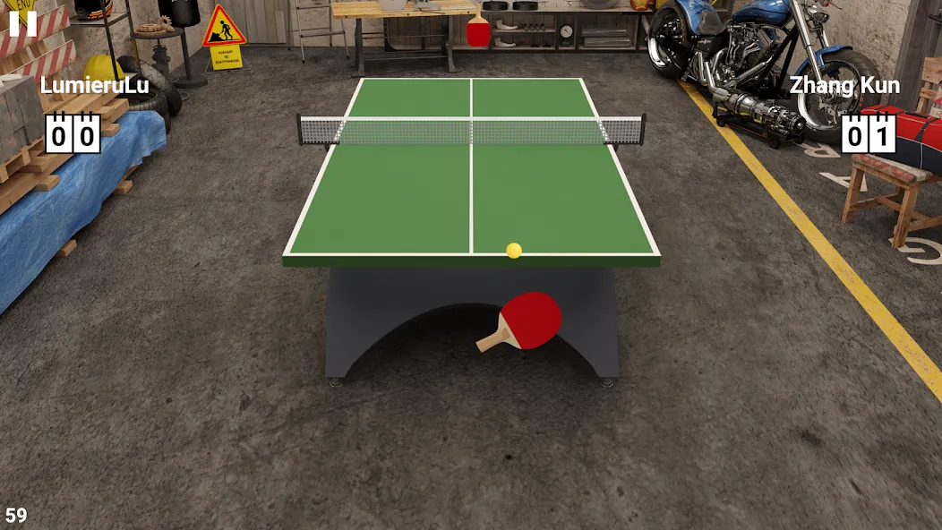 Virtual Table Tennis (Виртуальный настольный теннис)  [МОД Меню] Screenshot 1