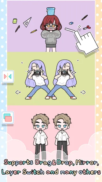 Pastel Friends : Dress Up Game  [МОД Меню] Screenshot 3