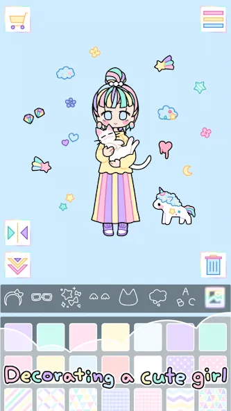 Pastel Girl : Dress Up Game  [МОД Меню] Screenshot 2