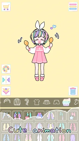 Pastel Girl : Dress Up Game  [МОД Меню] Screenshot 4