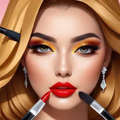 Скачать взломанную Fashion Artist: Makeup Game  [МОД Бесконечные деньги] - последняя версия apk на Андроид