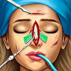 Взлом Surgery Simulator Doctor Game  [МОД Unlimited Money] - стабильная версия apk на Андроид