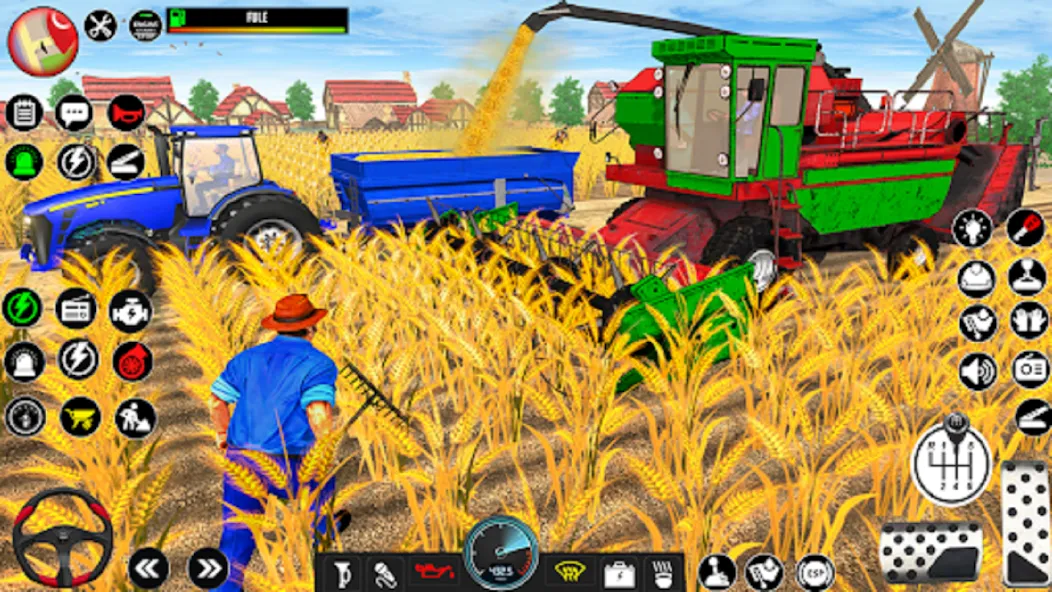 Indian Tractor Driving Game 3D (Фарминг Геймс)  [МОД Меню] Screenshot 4