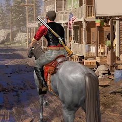 Взломанная West Cowboy - Gunfighter Game (Уэст Ковбой)  [МОД Меню] - последняя версия apk на Андроид