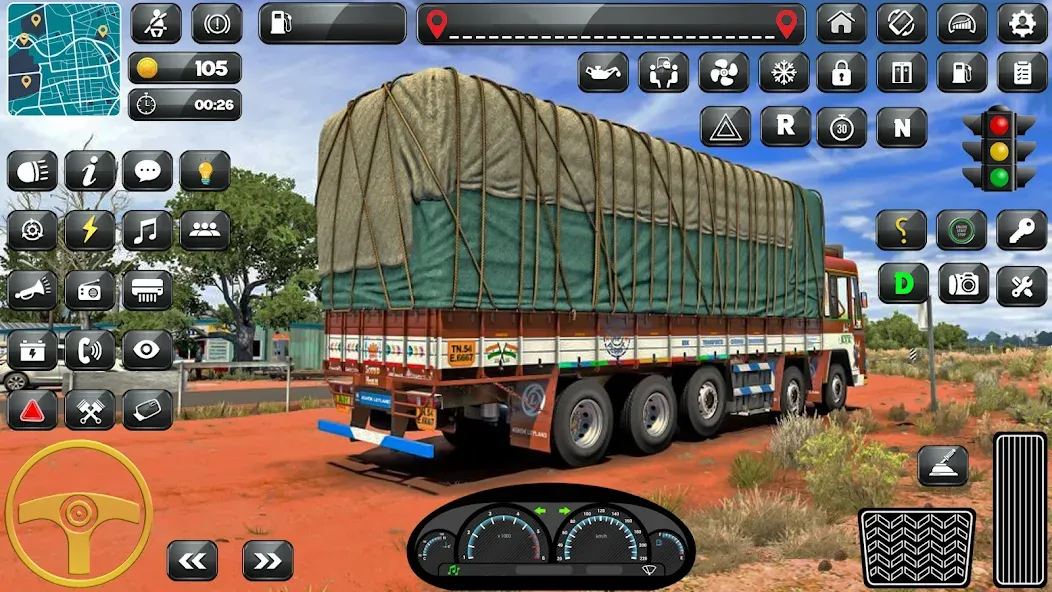 Indian Truck Driver Simulator  [МОД Меню] Screenshot 2