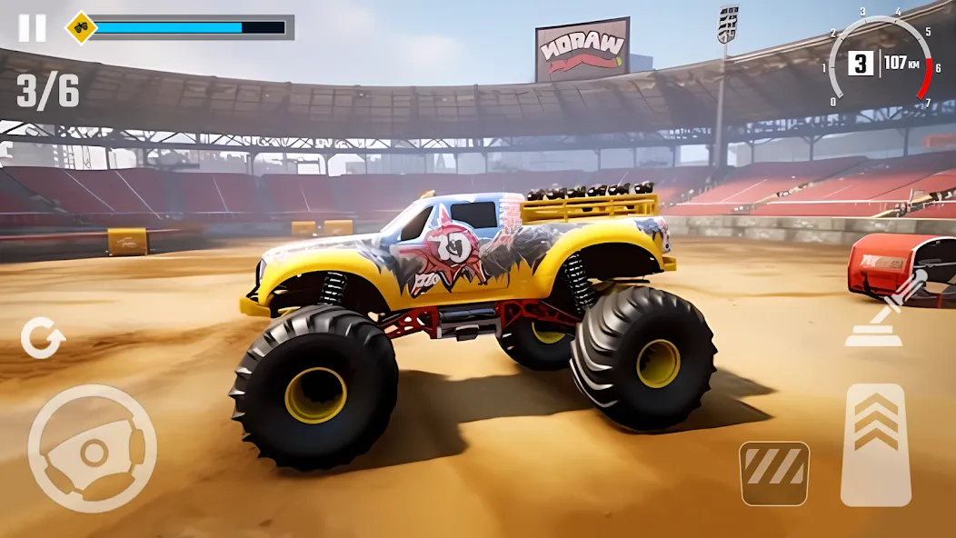 4x4 Monster Truck Racing Games (Монстр Трак Гонки игры)  [МОД Все открыто] Screenshot 2