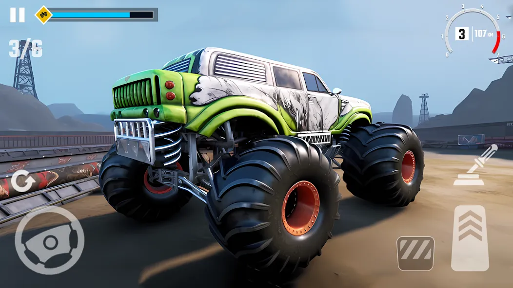 4x4 Monster Truck Racing Games (Монстр Трак Гонки игры)  [МОД Все открыто] Screenshot 5